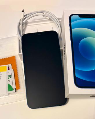 IPhone 12 128GB blue + screen protector