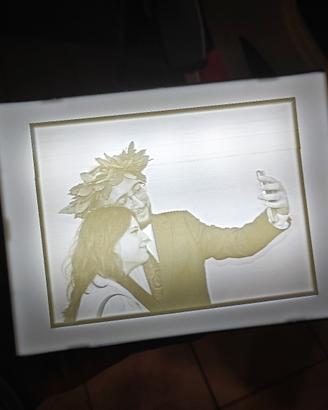 Litofania illuminata 3D