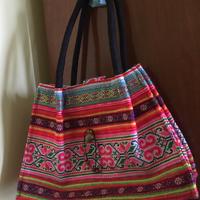 Borsa in tela colorata