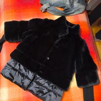 pellicciotto eco Bata nero Taglia small 