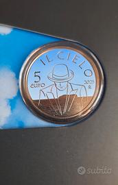 Renato Zero Moneta 5 euro Argento Il Cielo