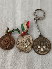 Tre medaglie commemorative 