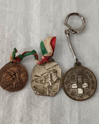 Tre medaglie commemorative 