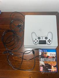 playstation 4 bianca + controller