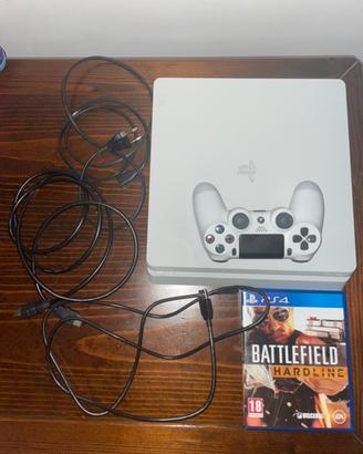 playstation 4 bianca + controller