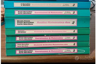 Serie completa Analisi Marcellini Sbordone