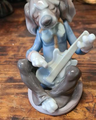 Statua Cane con Chitarra Lladró