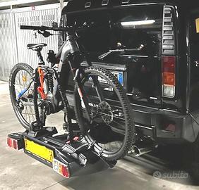 Portabici gancio traino x 2 o 3 bici nuovo top