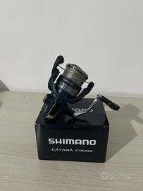 Mulinello da pesca spinning shimano catana c3000
