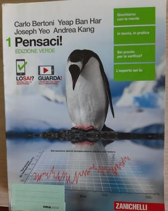 libro di matematica Pensaci volume 1 edizione verd