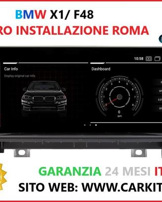 Autoradio SCHERMO ANDROID BMW X1 F48 EVO