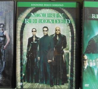 DVD originali Matrix trilogia