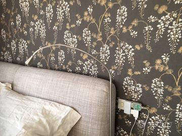 Letto matrimoniale king size con mater e topper