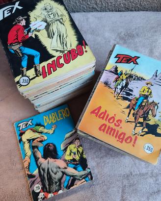 Lotto 37 Fumetti TEX ORIGINALI d'epoca  in lire