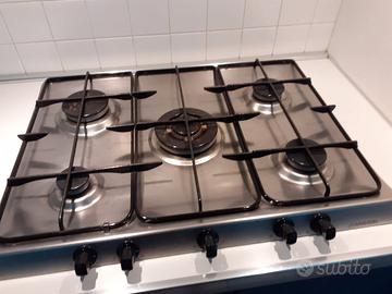 Piano cottura gas con istruzioni 