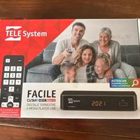 Decoder digitale terrestre" FACILE "TELE Sistem"