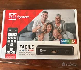 Decoder digitale terrestre" FACILE "TELE Sistem"