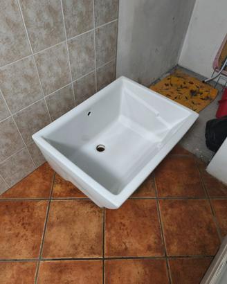 Lavabo Ceramica Ceramica Dolomite Lavanderia