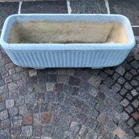 2 vasi in graniglia di cemento