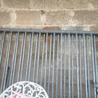 Cancello ferro zincato da giardino 330x150