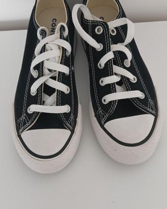 Converse All Star basse nere – bambini