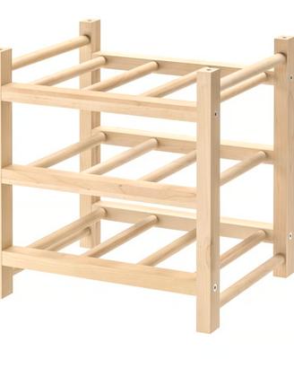 Porta bottiglie vino hutten ikea legno