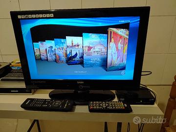 tv LCD full HD Saba da 22 pollici ben tenuto. 