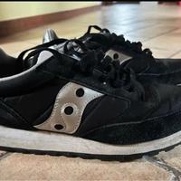 Scarpe Saucony Jazz nere e argento