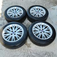 Cerchi in lega+Gomme fiat bravo