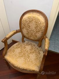 Poltrona Luigi XVI in faggio