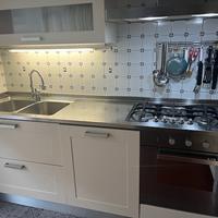 Piano cucina, in acciaio monoblocco marca Scholtès