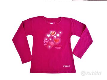 Maglietta man lung caldo cotone rosa 8/12 a.Freddy