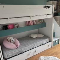Cameretta - letto a castello estraibile