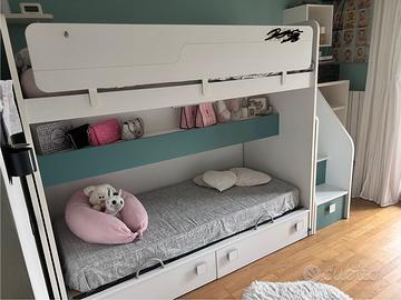 Cameretta - letto a castello estraibile