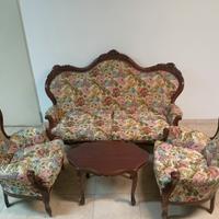 salotto completo  in stile Liberty 