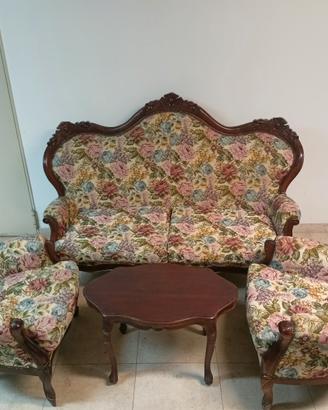 salotto completo  in stile Liberty 