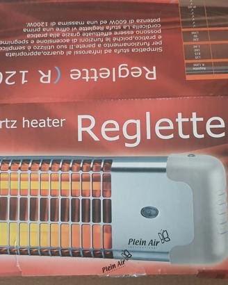Stufa al quarzo per un calore immediato