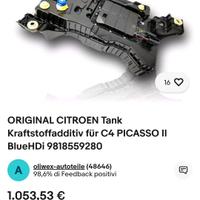 serbatoio ad Blue C4 picasso bluhdi 2016