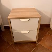 Comodino 2 cassetti