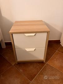 Comodino 2 cassetti