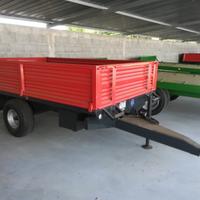 Rimorchio Agricolo 40 q.li ribaltamento idraulico