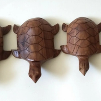 Set tartarughe legno