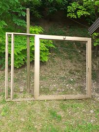 Porte i alluminio e in ferro battuto
