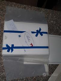 Completo letto matrimoniale in puro lino Bellora