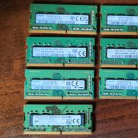 RAM DDR4 8GB per notebook