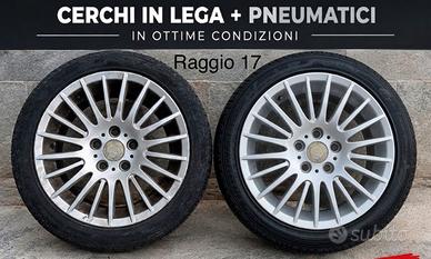 Coppia Cerchi in lega bmw gommati