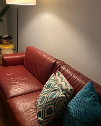 Divano Cassina in pelle Rosso