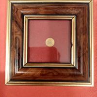 MONETA in bagno d'oro 24K