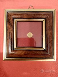 MONETA in bagno d'oro 24K