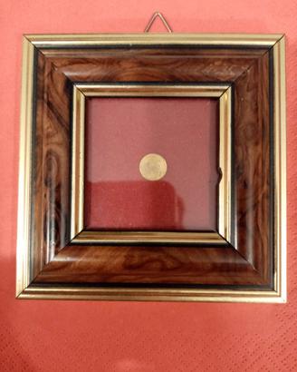 MONETA in bagno d'oro 24K